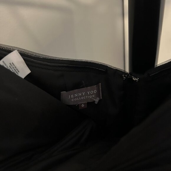 Jenny Yoo Annabelle Convertible Tulle Dress Black - Picture 7 of 8